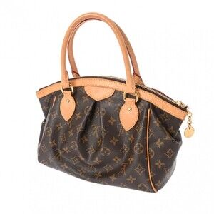 Louis Vuitton Monogram Brown Handbag Canvas Tivoli